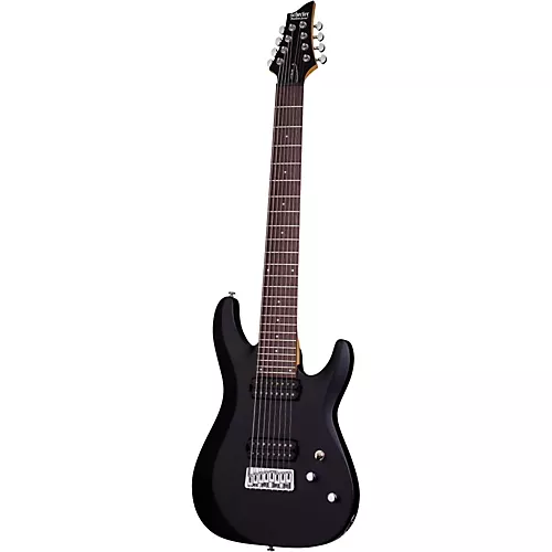 Schecter Guitar Research C-8 Deluxe 8-String Electric Guitar Satin Black - musicians--Friend