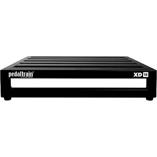 Pedaltrain XD-18 Pedalboard With Deluxe Soft Case Medium Rainbow's End Black - musicians--Friend