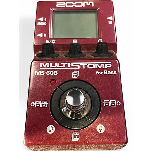 Used Zoom MS60B MULTI STOMP Bass Effect Pedal - musicians--Friend