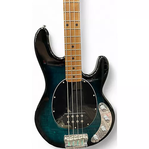 Used Sterling by Music Man Ray34 TEAL Electric Bass Guitar TEAL - musicians--Friend