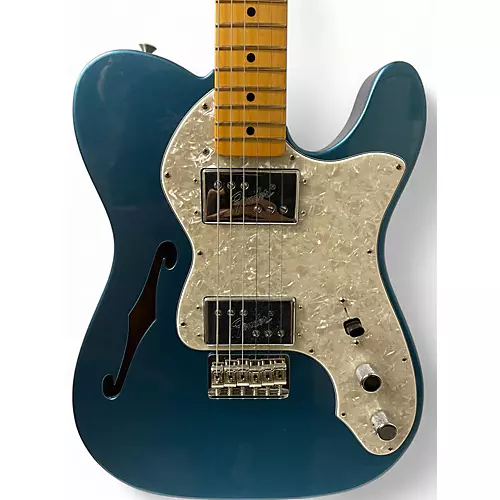 Used 2023 Fender 1972 American Vintage Telecaster Thinline Lake Placid Blue Solid Body Electric Guitar Lake Placid Blue - musicians--Friend
