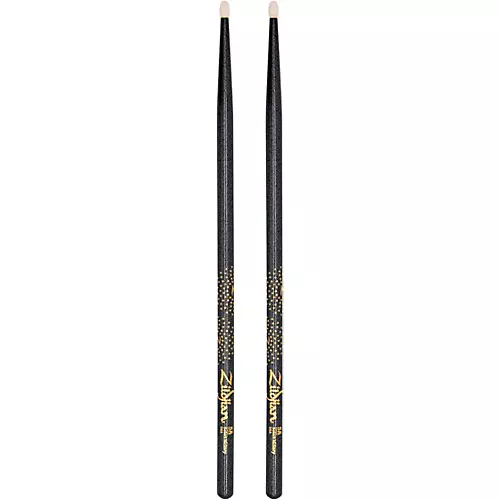 Zildjian Limited-Edition Z Custom Black Chroma Drum Sticks 5B Wood - musicians--Friend