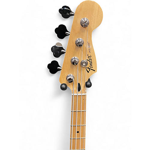 Used Fender Standard Jazz Bass Candy Apple Red Electric Bass Guitar Candy Apple Red - musicians--Friend