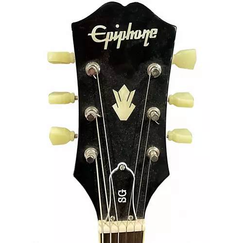 Used Epiphone SG Standard WHITE Solid Body Electric Guitar WHITE - musicians--Friend