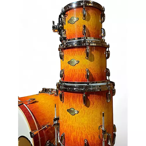 Used Pearl 4 piece Masters All Maple Cherry Sunburst Drum Kit Cherry Sunburst - musicians--Friend