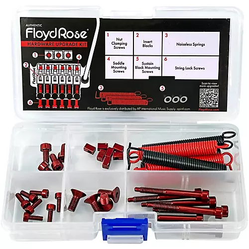 Floyd Rose Stainless Steel Hardware Upgrade Kit Pink - musicians--Friend