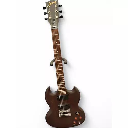 Used Gibson SGJ Low Gloss Chocolate Solid Body Electric Guitar Low Gloss Chocolate - musicians--Friend
