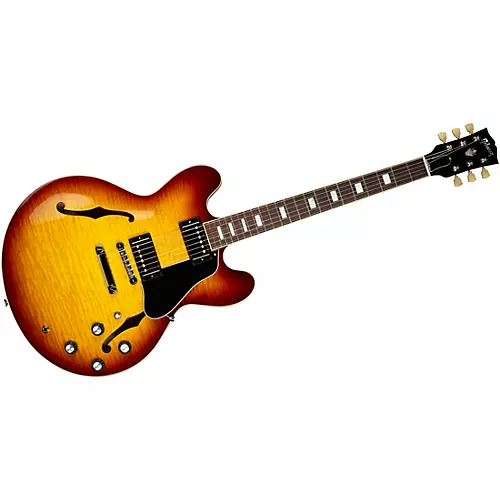 Gibson ES-335 Figured Semi-Hollow Electric Guitar Deep Ocean Burst - musicians--Friend