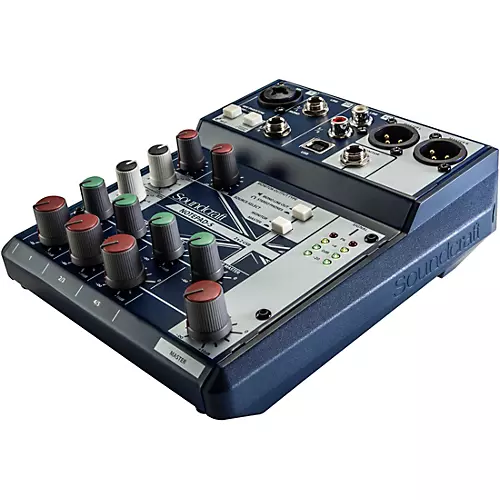 Soundcraft Notepad-5 Small-Format Analog Mixing Console With USB I/O - musicians--Friend