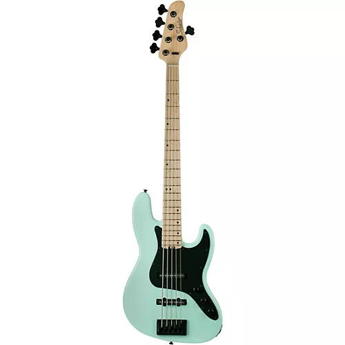 Schecter Guitar Research J-5 Maple Fingerboard 5-String Bass Sea Foam Green - musicians--Friend