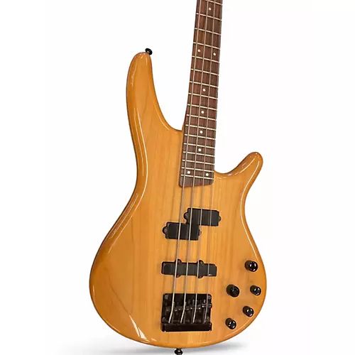 Used Ibanez SR400 Natural Electric Bass Guitar Natural - musicians--Friend