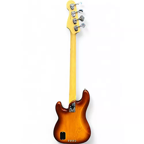 Used Fender American Elite Precision Bass Tobacco Sunburst Electric Bass Guitar Tobacco Sunburst - musicians--Friend