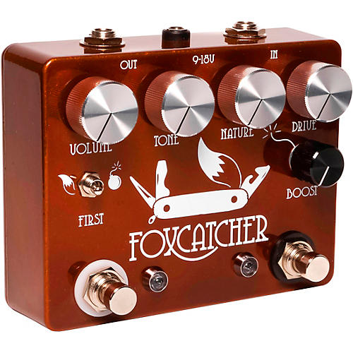CopperSound Pedals Foxcatcher Overdrive/Boost Effects Pedal - musicians--Friend