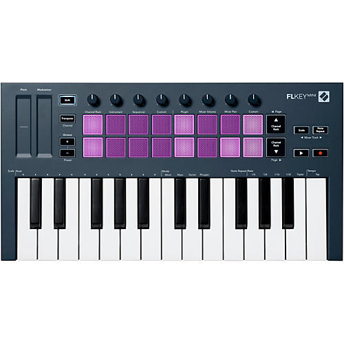 Novation FLkey Mini 25-Key MIDI Keyboard for FL Studio - musicians--Friend