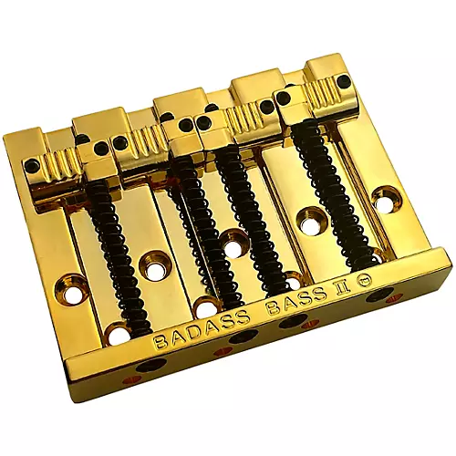 Leo Quan Badass II 4-String Bass Bridge, Grooved Saddles Nickel - musicians--Friend