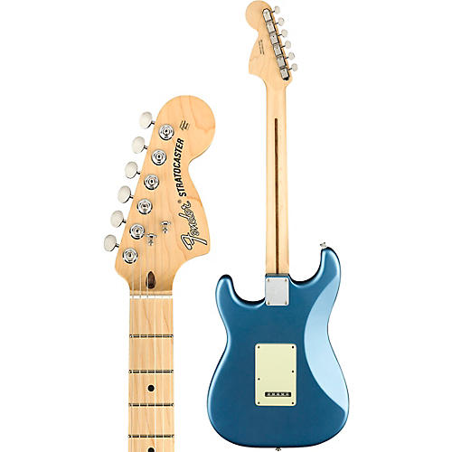 Fender American Performer Stratocaster Maple Fingerboard Electric Guitar Satin Lake Placid Blue - musicians--Friend