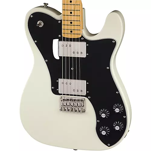 Squier Classic Vibe '70s Telecaster Deluxe Maple Fingerboard Electric Guitar Olympic White - musicians--Friend