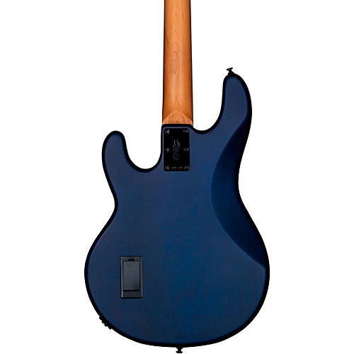 Sterling by Music Man StingRay Ray34 Burl Top Rosewood Fingerboard Electric Bass Neptune Blue Satin - musicians--Friend