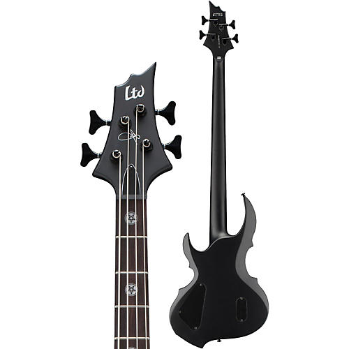 ESP LTD TA-604FRX  Electric Bass Guitar Black Satin - musicians--Friend