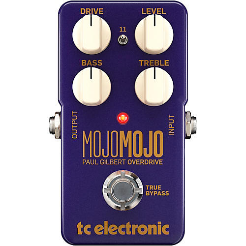 TC Electronic MojoMojo Paul Gilbert Edition Overdrive Effects Pedal Purple - musicians--Friend