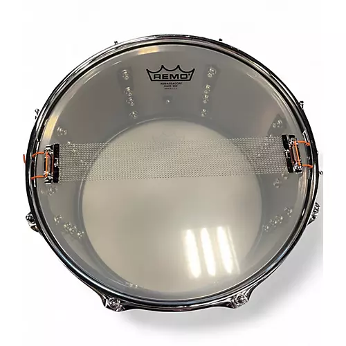 Used Pearl 13X7 Sensitone Snare Nickel Over Brass Drum Nickel Over Brass 198 - musicians--Friend