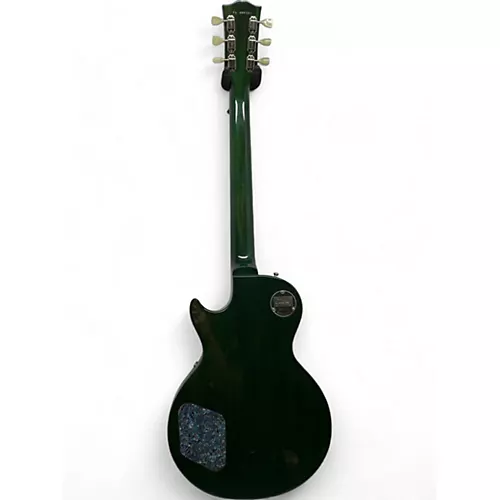 Used 2020 Gibson CUSTOM SHOP LES PAUL STANDARD F Turquoise Stain Solid Body Electric Guitar Turquoise Stain - musicians--Friend