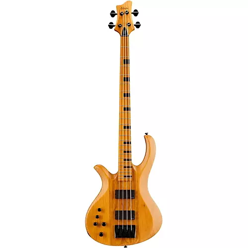 Schecter Guitar Research Riot-4 Session Left-Handed Electric Bass Guitar Satin Aged Natural - musicians--Friend