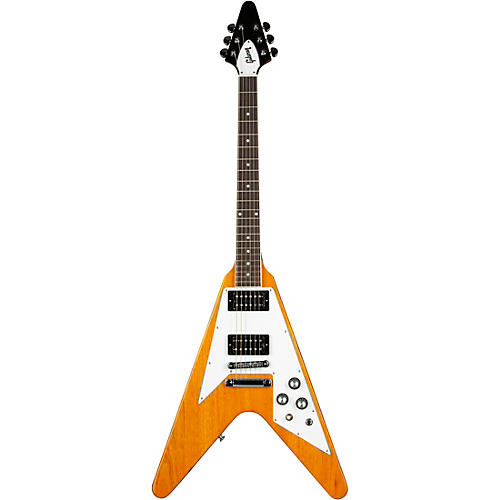 Gibson '70s Flying V Electric Guitar Antique Natural - musicians--Friend