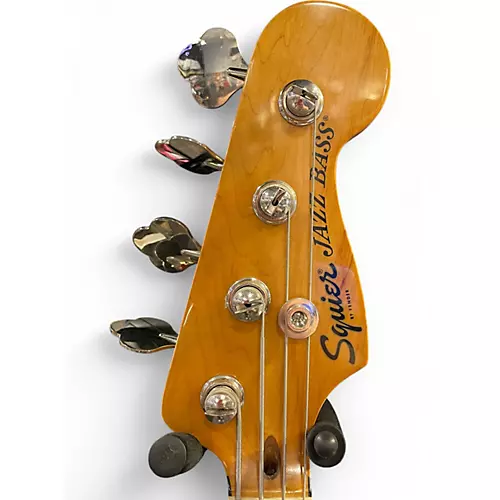 Used Squier Classic Vibe 70s Jazz Bass Natural Electric Bass Guitar Natural - musicians--Friend