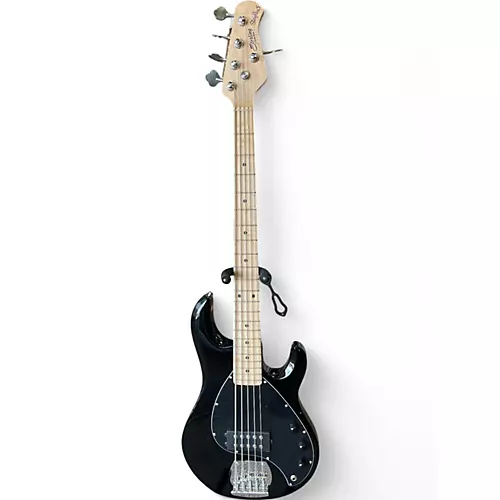 Used Sterling by Music Man Ray5 5 String black Electric Bass Guitar black - musicians--Friend
