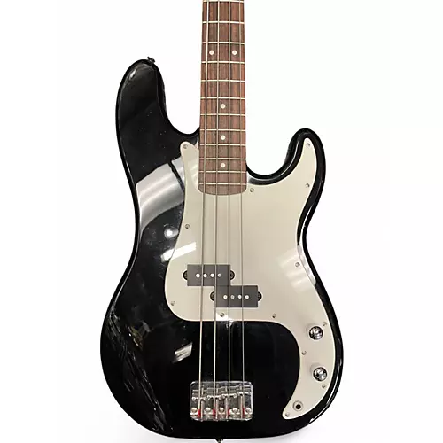 Used Squier Affinity Precision Bass Black Electric Bass Guitar Black - musicians--Friend