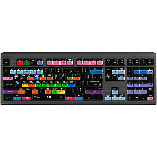 Logickeyboard FL Studio 20 Astra Mac English 2 US Mac Backlit ASTRA - musicians--Friend