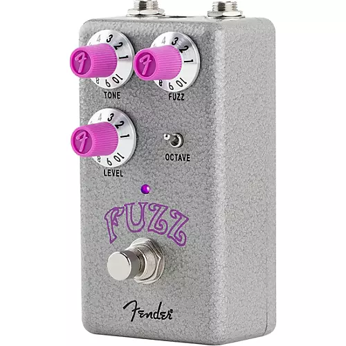 Fender Hammertone Fuzz Effects Pedal Gray and Purple - musicians--Friend