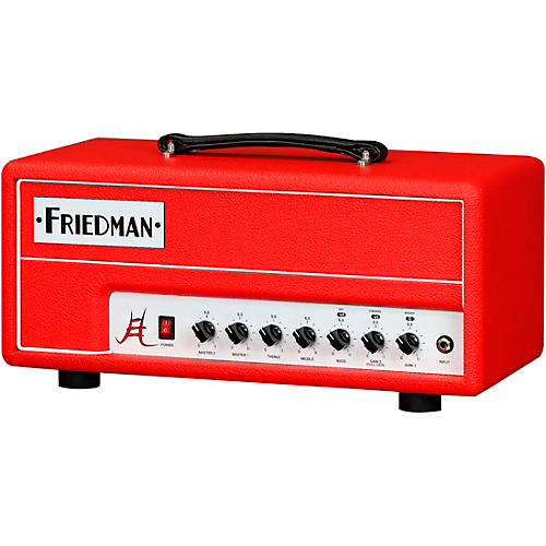 Friedman Jake E. Lee Signature 20 2-Channel 20-Watt Head EL84 Tubes Series Red Tolex - musicians--Friend