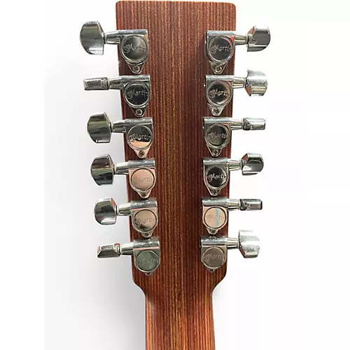 Used Martin X SERIES CUSTOM Natural 12 String Acoustic Electric Guitar Natural - musicians--Friend