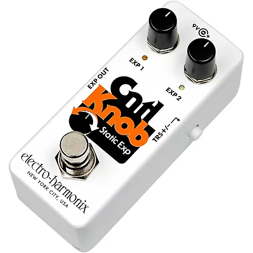 Electro-Harmonix Cntl Knob Static Expression White - musicians--Friend
