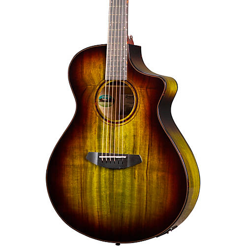Breedlove Pursuit Exotic S CE Concert Acoustic-Electric Guitar Blackberry - musicians--Friend