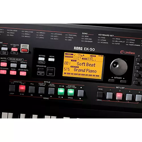 KORG EK-50 L 61-Key Portable Keyboard - musicians--Friend