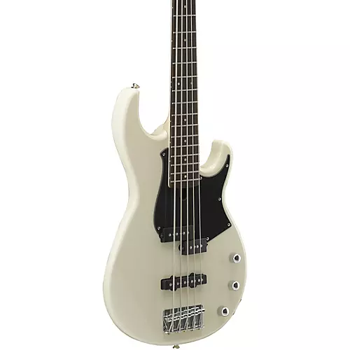 Yamaha BB235 5-String Electric Bass Natural Satin Black Pearl Pickguard - musicians--Friend