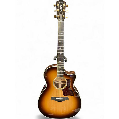 Used Taylor Custom 414ce Shaded Edge Burst Acoustic Guitar Shaded Edge Burst - musicians--Friend