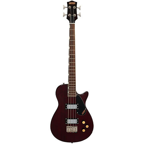 Gretsch Guitars Streamliner Jet Club Bass Single-Cut Short-Scale Bass Walnut Stain - musicians--Friend