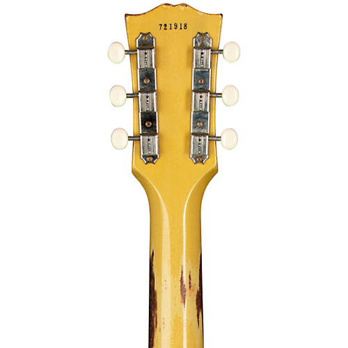 Gibson Custom Murphy Lab 1957 Les Paul Junior Single-Cut Reissue Heavy Aged Electric Guitar TV Yellow - musicians--Friend