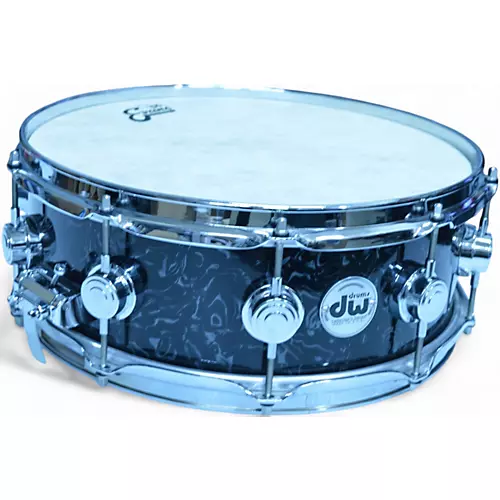 Used DW 5X14 Collector's Series Snare BLACK VELVET Drum BLACK VELVET 8 - musicians--Friend
