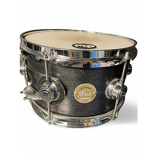 Used DW 6X10 Edge Series Snare Ebony Drum Ebony 77 - musicians--Friend