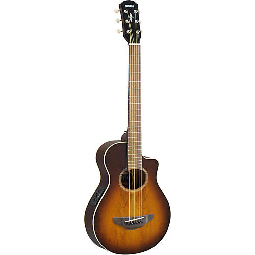 Yamaha APXT2EW Thinline 3/4 Size Acoustic-Electric Guitar Tobacco Sunburst - musicians--Friend