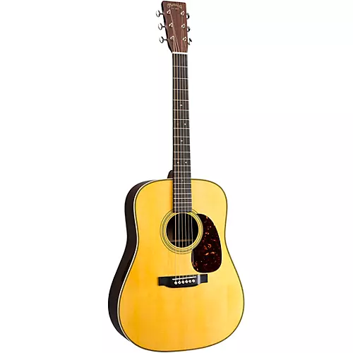 Martin HD-28E Standard Dreadnought Acoustic-Electric Guitar Natural - musicians--Friend