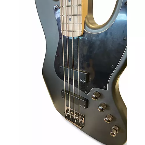 Used Squier Contemporary Jazz Bass Charcoal Electric Bass Guitar Charcoal - musicians--Friend
