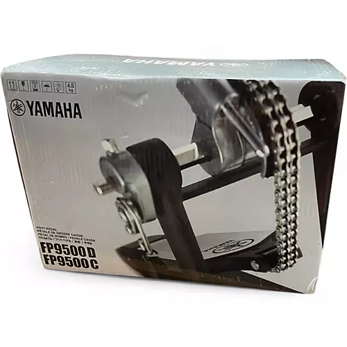 Used Yamaha 2.5in FP9500C BASS DRUM PEDAL CHORME Drum CHORME 19 - musicians--Friend