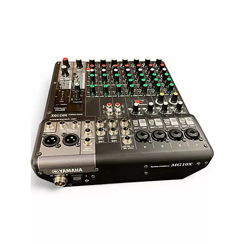 Used Yamaha MG10X 10 Channel Mixer with Effects Unpowered Mixer - musicians--Friend