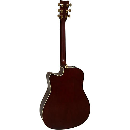 Yamaha FX335C Dreadnought Acoustic-Electric Guitar Tobacco Sunburst - musicians--Friend